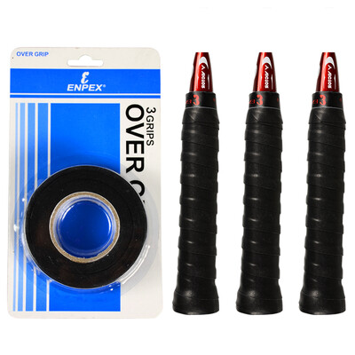 

Lokshi Enpex 3 только с бадминтонной ракеткой ручной работы бадминтон ручка пот черный