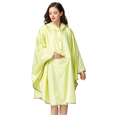 Diliba Womens Waterproof Raincoat Lightweight Packable Rain Coat Poncho Hooded