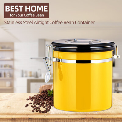 

Coffee Container Coffee Storage Coffee Bean Container Coffee Canister Stainless Steel Container