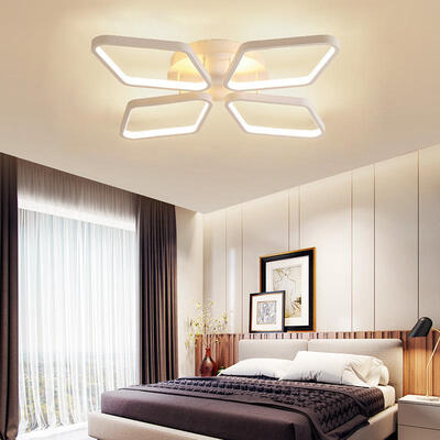 

Modern Nature White LED Acrylic Flush Mount Ceiling Light for Living Kids Bedrooms Dining Room