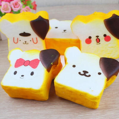 

Cute Hand Pillow Bread Holder Squishy Cellphone jumbo Toast Phone Strap Decor