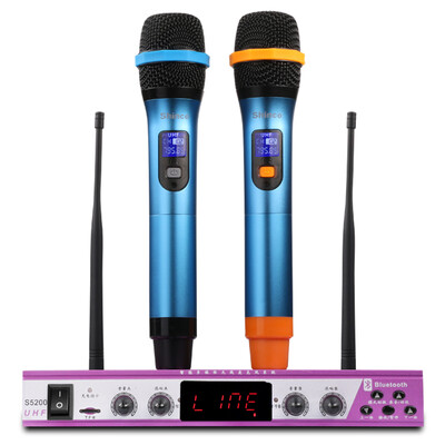 

Беспроводный микрофон Shinco S5200 Wireless Handheld Microphone Smart Bluetooth Подключитесь к TV K song
