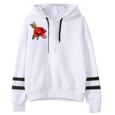 

NEW Women Long Sleeve Hoodie Sweatshirt Jumper Hooded Pullover Shirt Tops Blouse