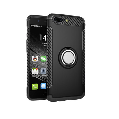 

Fivice One plus 5 case PC metal ring shell magnetic car bracket TPU phone case