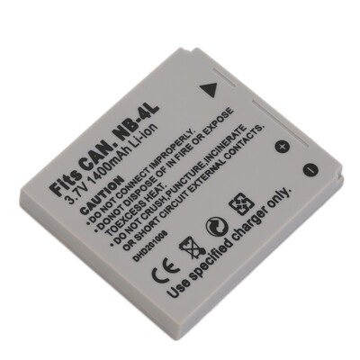 

Новый замена 3.7 V 1400mah замена литий-ионный аккумулятор для Canon НБ-4л камеры