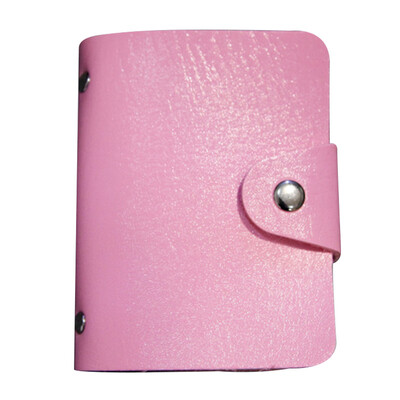 

MyMei Hot Slim Pu Leather Pocket Business ID Credit Card Wallet Holder for 24 Cards