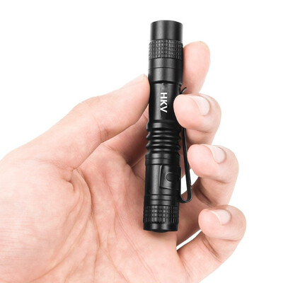 

HKV 300LM Small Mini Flashlight Ultra Bright Handy Penlight Torch Pocket Portable