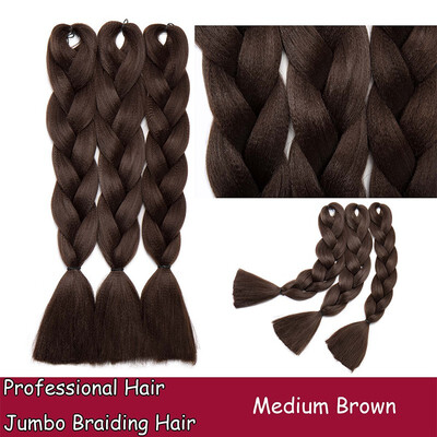 

Braiding Hair Ombre for crochet Hair Weave with Synthetic&Twist Braiding Hair Extensions Dark black 100gpc