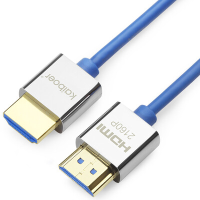 

Kaiboer slim hdmi line 2.0 позолоченный соединительный кабель 4K \ 3D цифровая линия высокой четкости 1,5 м кабеля
