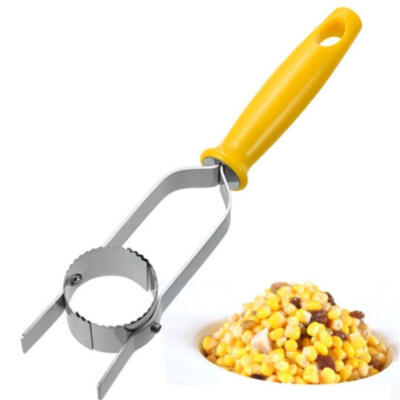 

UpperX Peeler Corn Thresher Planer Peeler Planer Corn Granulator Kitchen ToolSilver&Yellow