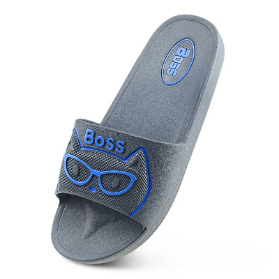

Jingdong Supermarket Royal music men&women couple models bathroom cartoon slippery slippers YT9052 gray 4041 yards