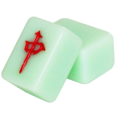 

Тем не менее от Eslite розового красного 20мм мини путешествия маджонга железного ящика