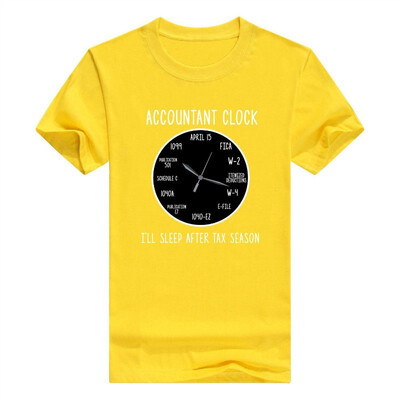 

Accountant Gifts Accountant Clock CPA Gift Young Mens T-Shirt