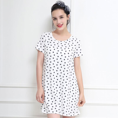 

Nanjiren Ladies Home Short-sleeved Cotton Pajamas