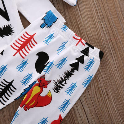 

Infant Baby Boys Little Man Tops Romper Long Pants 3PCS Outfits Set