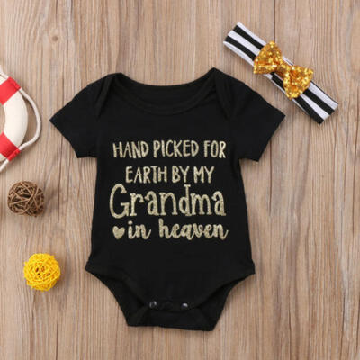 

US Seller Newborn Baby Girl Romper Bodysuit Playsuit Sunsuit Outfit Clothes Sets