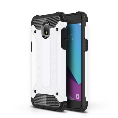 

Fivice Samsung Galaxy J3 2018 case Luxury Silicone Diamond Armor PC Hard Shell Phone Case