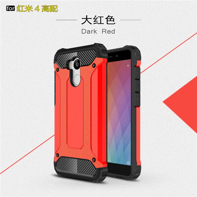 

Fivice Xiaomi Redmi 4 Pro case Luxury Silicone Diamond Armor PC Hard Shell Phone Case