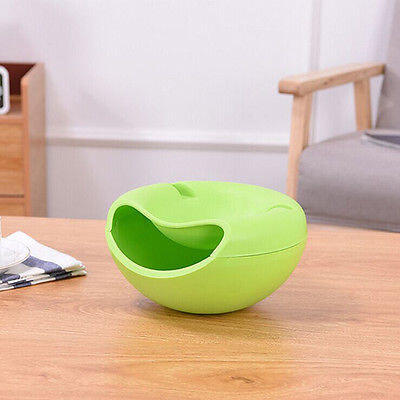 

Multifunctional Double Layer Snacks Container Seeds Plastic Storage Box Holder
