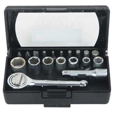 

EasyDo Bicycle Tool Set Mountain Bike Repair Tool Hexagon Wrench Sleeve T25 Disc Brake Bicycle Repair Toolbox TD8874