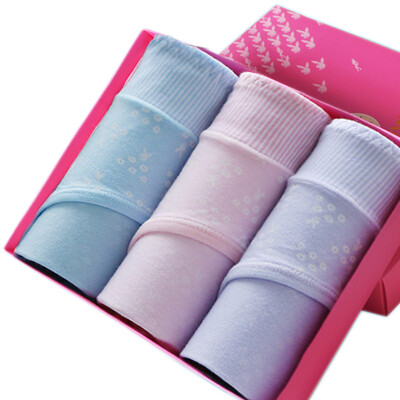 

Playboy PLAYBOY 5665 Ladies Underwear 3 Gift Box Leggings Lingerie Sweet Print Sexy Somerset Underwear Mixed