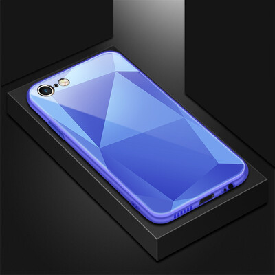 

Goowiiz Phone Case For Iphone 66s6 Plus6s Plus Luxury Optically square glass TPUPC Full Protective cover