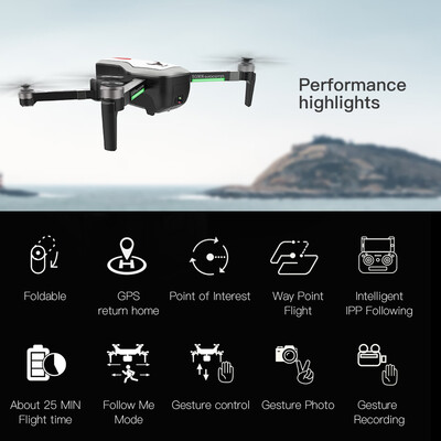 

SG906 GPS Brushless 4K Drone with Camera Handbag 5G Wifi FPV Foldable Optical Flow Positioning Altitude Hold RC Quadcopter Drone w
