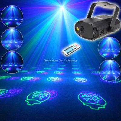 

ESHINY Remote Blue Green Laser 12 Halloween Patterns Projector DJ Dance Disco Bar Party Xmas Effect Light Show T173