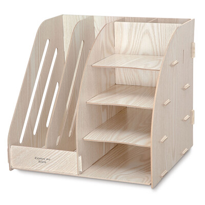 

United (Comix) B2232 творческое сочетание деревянного файла на диске / документ держатель канцелярские