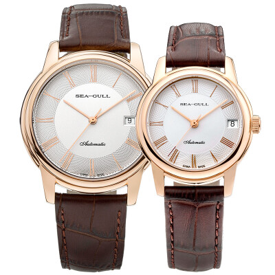 

SEAGULL Mens Analogue Quartz Watch with Leather Strap