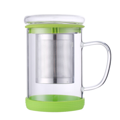 

Jingdong Supermarket] Youjia stainless steel filter glass Han think cup 400ML brown U-2017-Z