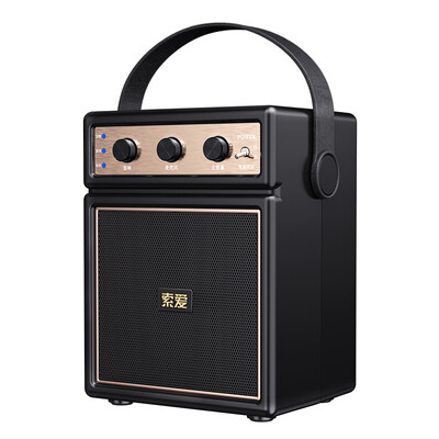 

Sony Ericsson soaiy S-938 square dance audio outdoor portable Bluetooth wireless mini lever audio high power subwoofer support handheld microphone amplifier radio karaoke