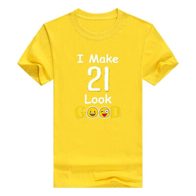 

21st Birthday Gift Shirt I Make 21 Look Good 21 Year Old Tee