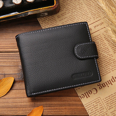 

Mens Soft Leather Money Clip Slim Wallet ID Credit Bank Card Holder Coin Purse