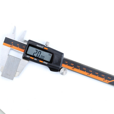 

Stainless Steel High Precision Electronic LCD Digital Display Slide Caliper Vernier Ruler with Measuring Range of 0-150mm InchesM