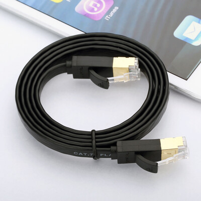 

Rui Ming RM6705BK семь типов кабелей сверхвысокой скорости 7 плоский кабель 5 м безкислородной медной черной