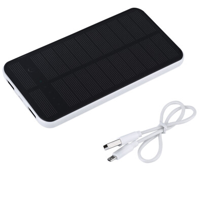 

Portable External 12000mAh Solar Charger Battery Power Bank For Cell Phone