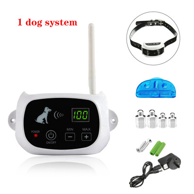 

Wireless Electric Dog Pet Fence Containment System Transmitter Collar Waterproof