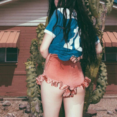 

Women Hot Pants Summer Falbala Shorts Beach High Waist Short Trousers Clubwear