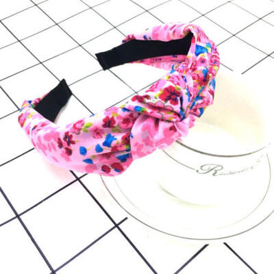 

Urkutoba Bandana Headband elastic Floral Hair Wrap Women Yoga Hairband Headwrap