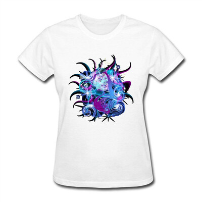 

GENPO European&American Tattoo Designs Beauty Womens Short Sleeve T-Shirt