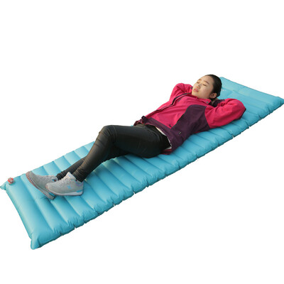 

Red camps manual inflatable mattresses dampness mats outdoor tents cushions single cloudy blue