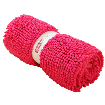 

Rich home FOOJO mats can be machine wash chenille water non-slip kitchen mats bathroom mat 40 60cm rose