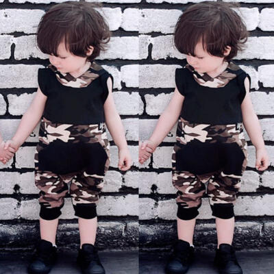 

Kids Baby Boys Girls Camouflage Romper Jumpsuit Bodysuit Playsuit Clothes Outfit