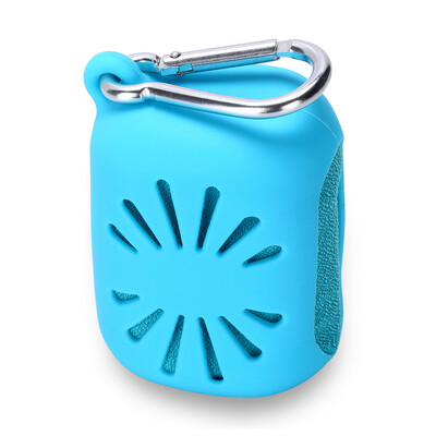 

Quick Dry Towel Camping Hiking Traveling Compressed Mini Towel with Silicon Case