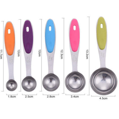 

10PcsSet For Baking Coffee Stainless Steel Measuring Spoons Cup Tablespoon Tool