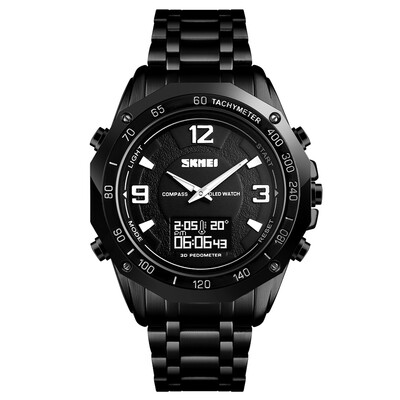 

SKMEI 1464 Men Watch Quartz Watch Fashion Casual Outdoor Sports Male Wristwatch Time Display Alarm Stopwatch 3ATM Waterproof Lumin