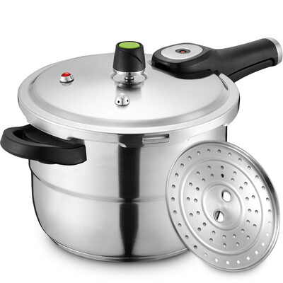

Ai Shida 24CM six insurance stainless steel T-pressure cooker YS24T1WG after the end of gas induction cooker general pressure cooker with steam grate