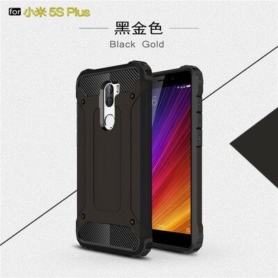 

Fivice Xiaomi MI 5S plus case Luxury Silicone Diamond Armor PC Hard Shell Phone Case