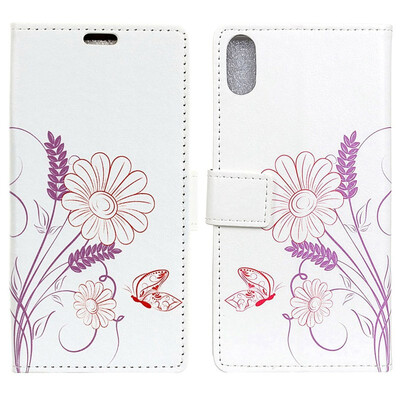 

MOONCASE Doug X55 Painted Leather Case - Pansy